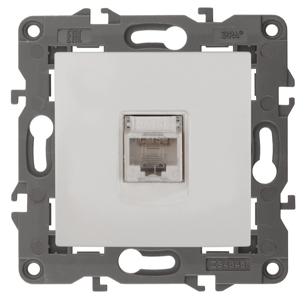 ЭРА 14-3107-01  Розетка RJ45, IP20, белый (10/100/3000)