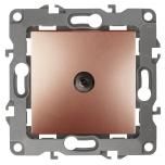 ЭРА 12-3102-14  Розетка TV проходная, 12, медь (10/100/3200)