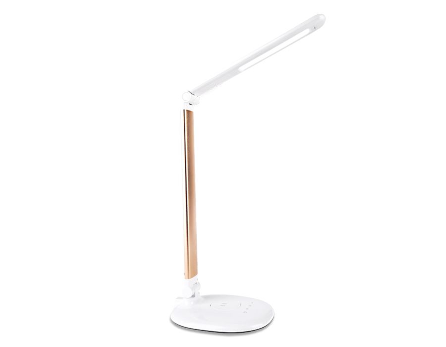 Ambrella DE525 GD золото LED 3000-6400K 7W Светодиодная настольная лампа с беспроводной зарядкой