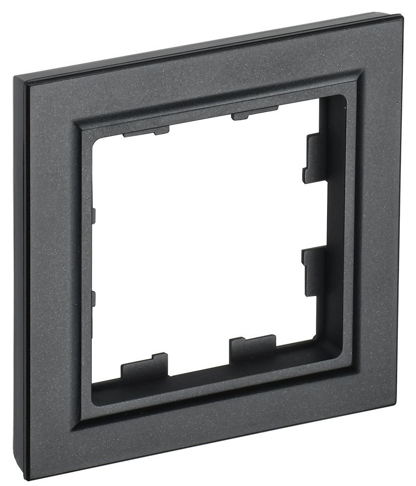 IEK BRITE BR-M12-K02 Рамка 1-местная РУ-1-БрЧ черный (1 / 10 / 100)