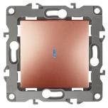 ЭРА 12-1102-09 Выключатель с подсветкой, 10АХ-250В, 12, медь