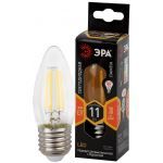 ЭРА F-LED B35-11w-827-E27 Лампа светодиодная (филамент, свеча, 11Вт, тепл, E27)