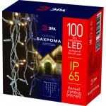 ЭРА ERAPS-BK1  Гирлянда  ERAPS-BK1 бахрома 0,7x2 м холодный белый свет 100 LED