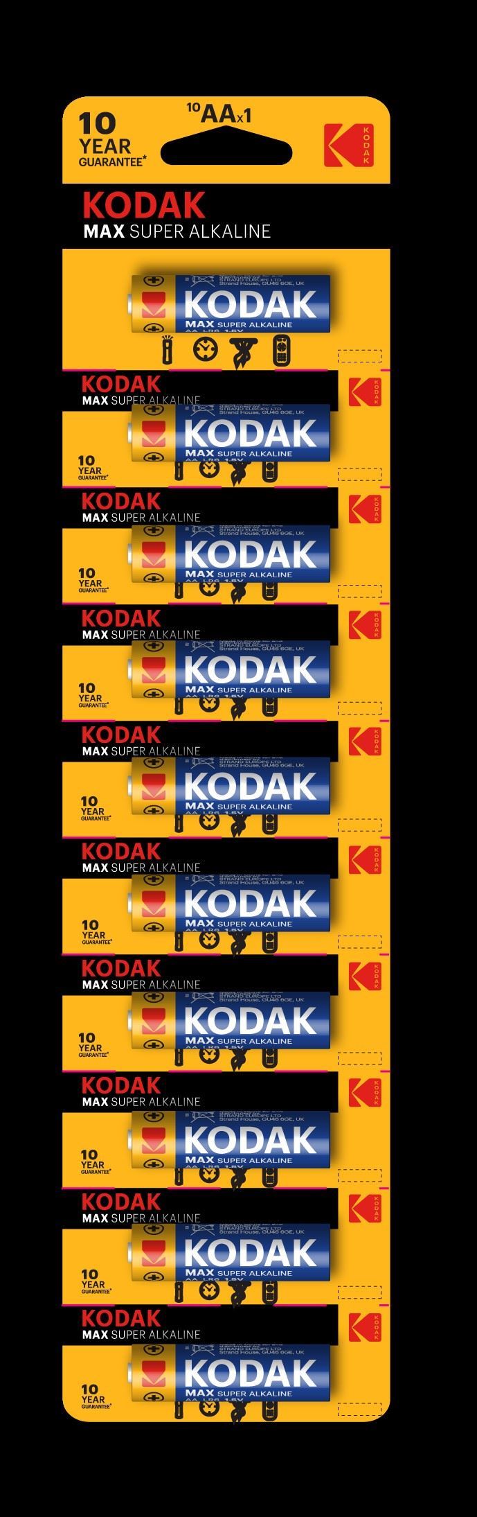 Kodak MAX SUPER LR6-10BL [KAA-10] батарейка щелочная