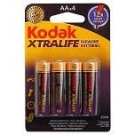 Kodak Эл-нт пит. (щелочной)  LR6-4BL XTRALIFE  [KAA-4] (80/400/17600)