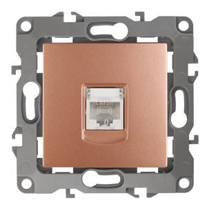 ЭРА 12-3107-09 Розетка информационная RJ45, 12, медь