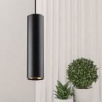 ЭРА PL1 GU10 BK 300  PL1 GU10 BK 300 Подсветка  подвесной, GU10, D80*300мм, черный