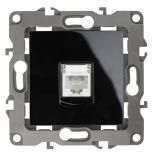 ЭРА 12-3105-06 Розетка телефонная RJ11, 12, черный