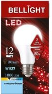 BELLIGHT LED A60 12W 220V E27 4000К  Лампа светодиодная груша