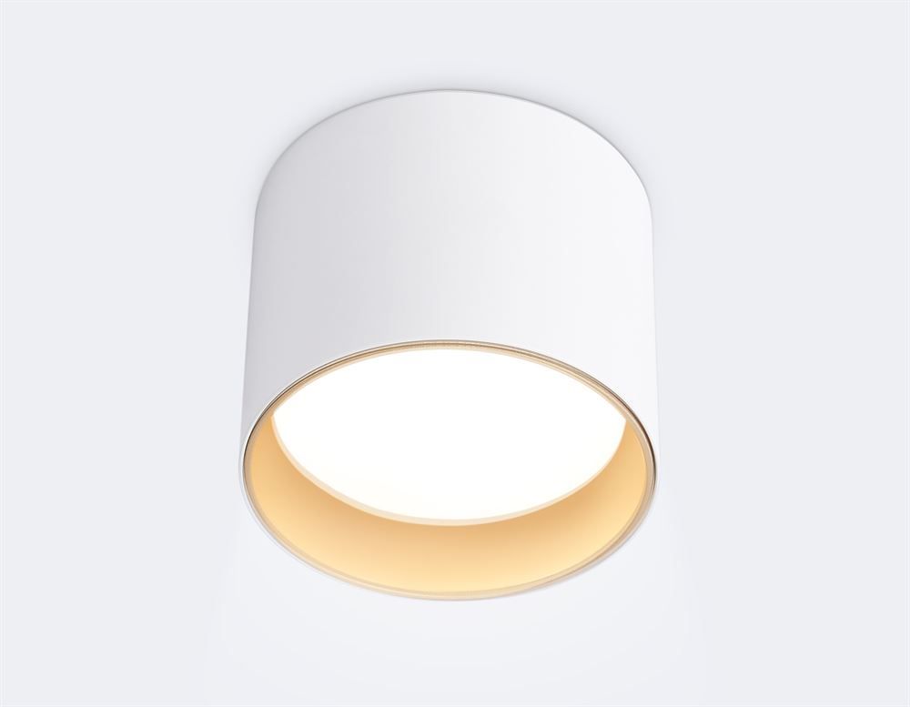Ambrella TN5304 WH/GD Светильник накладной белый/золото GX53 max 15W D83*65
