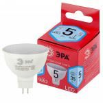 ЭРА RED LINE LED MR16-5W-840-GU5.3 R Ламп. светод-ная GU5.3 5W 4000K - нейтр. бел. свет (10 / 100)