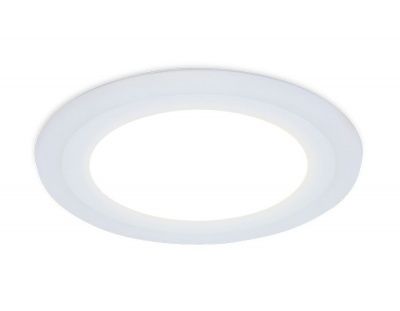 Ambrella DCR360 3W+3W 4200K/6400K 85-265V D105*28 Встраиваемый светодиодный св-к с подсветкой