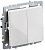 IEK BRITE BR-V22-0-10-K01 Выключатель 2-клавишный проходной 10А ВС10-2-6-БрБ белый (1 / 10 / 100)
