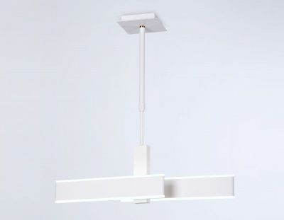 Ambrella Подвесной светодиодный светильник FA6666 WH белый 42W 3000K-6400K 640*30*900 (Без ПДУ)