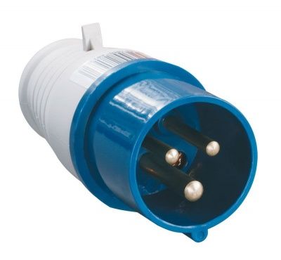 IEK Вилка перенос. ССИ-013 16А-6ч 220В 2P+PE IP44