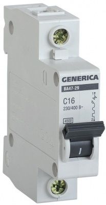 GENERICA  Авт. выкл. ВА47-29 1Р 32А 4,5кА х-ка С  (1/ 12 /144/ 9072)