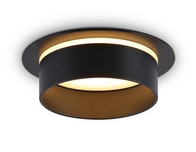 Ambrella Светильник встраиваемый TN5213 BK черный GX53 D110*58