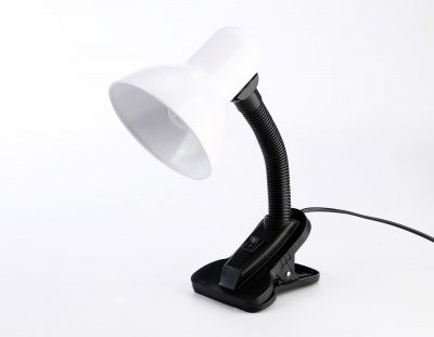 Ambrella настольный светильник с выключателем DE7707 WH белый E27 max 40W