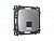 Ambrella Volt MO512010 Комплект механизма компьютерной розетки OMEGA Сталь матовый RJ-45(8P8C) CAT6 с шторкой QUANT (OP5120, VM188)