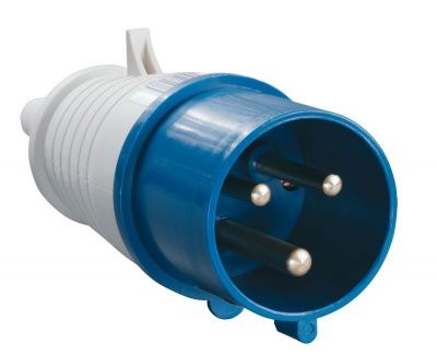 IEK Вилка перенос. ССИ-023 32А-6ч 220В 2P+PE IP44