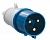 IEK Вилка перенос. ССИ-023 32А-6ч 220В 2P+PE IP44