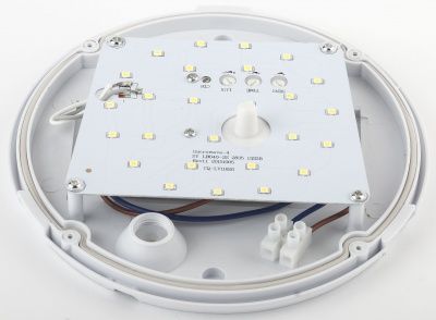 ЭРА SPB-1-12 (W) Светодиодный ЖКХ светильник IP54 12Вт 960лм 4000К D180 КРУГ (20/240)