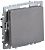IEK BRITE BR-V12-0-10-K46 Выключатель 1-клавишный проходной 10А ВС10-1-6-БрС сталь (1 / 10 / 100)