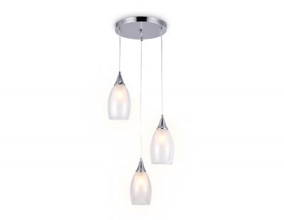 Подвесной светильник TR3548/3 CH/CL хром/прозрачный E14 max 40W 370*130*1000