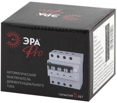Эра NO-902-19 АВДТ  Pro Автоматический выключатель дифференциального тока NO-902-19 АВДТ 63 3P+N C16 300мА тип A