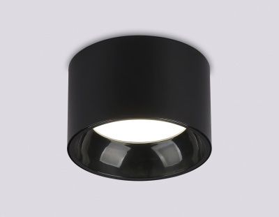 Ambrella TN52894 SBK/GBK Светильник накладной точечный черный песок/черный глянец GX53 max 12W D97*60