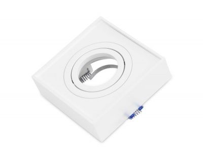 Ambrella  TN154 WH белый GU5.3 96*96*50 точечный поворотный светильник