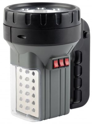 ЭРА Фонарь FA58M Акку 2Ah, 1W+9+18 LED, ЗУ 220V, карт