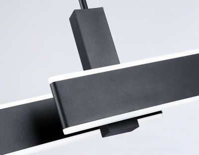 Ambrella Подвесной светодиодный светильник FA6667 BK черный 42W 3000K-6400K 640*30*900 (Без ПДУ)