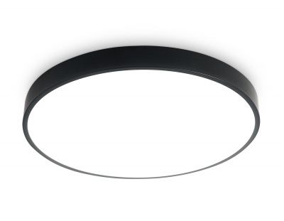 Ambrella FZ1204 BK черный IP54 11W 5000K D210*60 (без ПДУ) Потолочный светодиодный светильник с высокой степенью защиты 