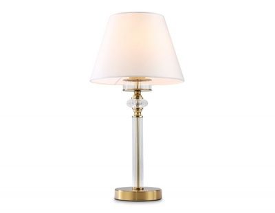 Ambrella LH71027 BS/W Светильник настольный латунь/белый E14 max 40W D260*505