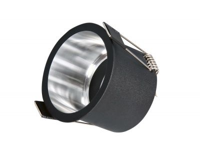 Ambrella  TN212 BK/CH черный/хром GU5.3 D68*50 встраиваемый точечный светильник 