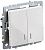 IEK BRITE BR-V20-1-10-K01 Выключатель 2-клавишный с индикацией 10А ВС10-2-1-БрБ белый (1 / 10 / 100)