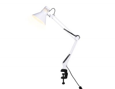 Ambrella настольный светильник с выключателем DE7719 WH белый E27 max 40W