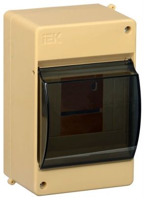 IEK KREPTA 3 Корпус пластиковый КМПн 2/4 IP30 сосна (1/  /54/ 648)