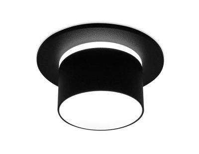 Ambrella  TN323 SBK черный песок GU5.3 D98*60 встраиваемый точечный светильник 