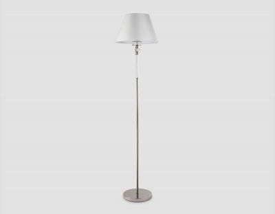 Ambrella LH71008 BN/WH Светильник напольный никель/белый E27 max 60W D360*1550
