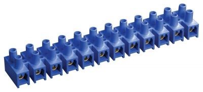 IEK Зажим винтовой ЗВИ-5 н/г 1,5-4,0mm² 12пар синие (1 / 100 /)