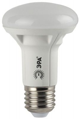 ЭРА LED R63-8W-827-E27  (диод, рефлектор, 8Вт, тепл, E27) (6/30/1200)