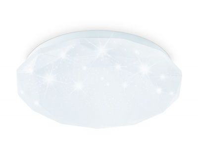 Ambrella FZ1018 WH белый 30W 6400K D380*55 (Без ПДУ) Потолочный светодиодный светильник 