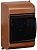 IEK KREPTA 3 Корпус пластиковый КМПн 2/4 IP30 дуб (1/  /54/ 432)