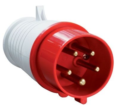 IEK Вилка перенос. ССИ-015 16А-6ч 380В 3P+PE+N IP44