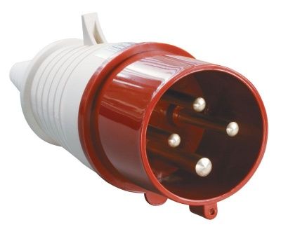 IEK Вилка перенос. ССИ-024 32А-6ч 380В 3P+PE IP44