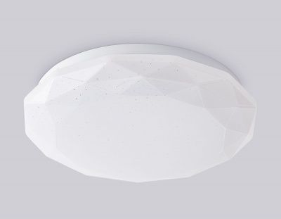 Ambrella FZ1018 WH белый 30W 6400K D380*55 (Без ПДУ) Потолочный светодиодный светильник 