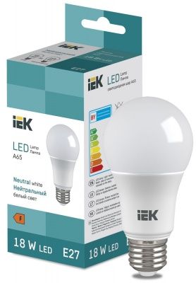 IEK LED LL-I-A65-18-230-40-E27 Лампа светодиодная груша 1850lm 4000K (нейтр бел свет)