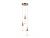 Ambrella LH55272/3 BS/FR Светильник подвесной латунь/белый матовый E14 max 40W D230*1200